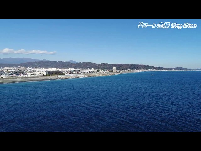 [ドローン空撮#3] 4K PHANTOM4 PRO ～神奈川県小田原市酒匂海岸～１分動画