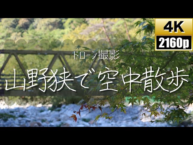 【４K高画質】山野狭で空中散歩【ドローン撮影】